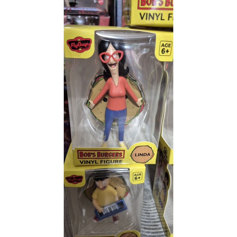 Bob's Burgers CultureFly Vinyl Figure Full Set (Bob Linda Louise Gene Tina) - Picture 3 of 14